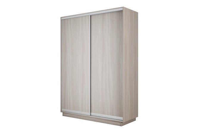 Изображение товара Двухдверный шкаф-купе Slide-2 140x220x45 см ясень шимо серебро