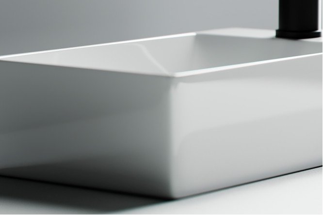 Умывальник накладной CERAMICANOVA Element CN5007 37.5х10х21.5 см