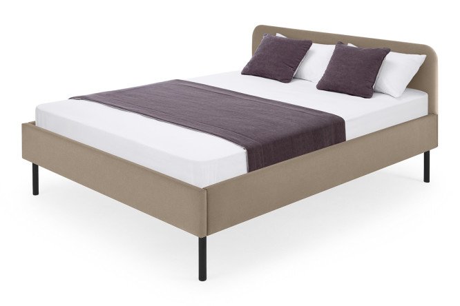 Кровать Greta цвет кофейный 140х200 см
