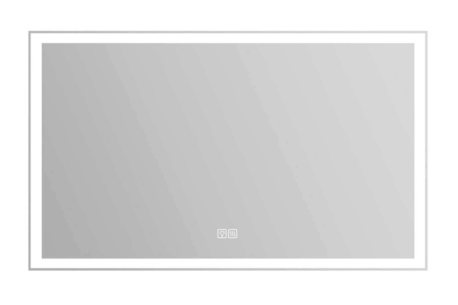 Зеркало с подсветкой BELBAGNO SPC-GRT-1000-600-LED-TCH-WARM с подогревом 100х60 см