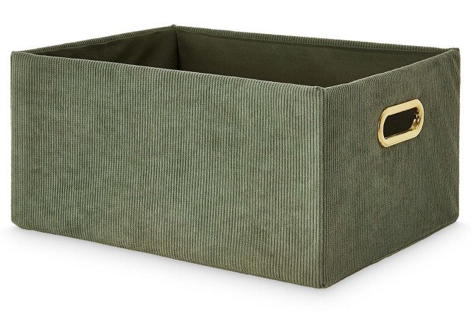 Изображение товара Коробка XL 607835 37x18x28 см объем 18,6 л вельвет и картон