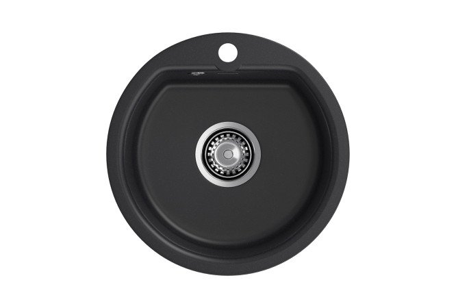 Изображение товара Врезная мойка GRANFEST Smart GF-SM-435 43,5х43,5х16 см мраморный композит