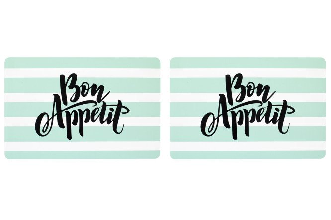 Изображение товара Набор сервировочных салфеток Bon Appetit 43,5х0,02х28,5 см аквамарин