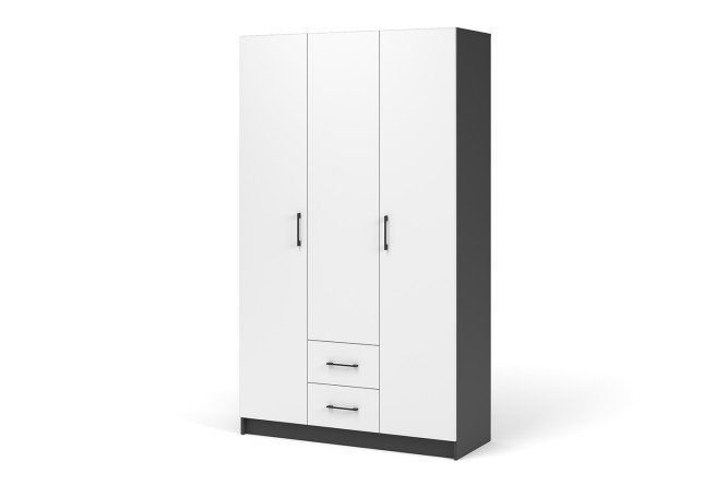 Изображение товара Шкаф Чикаго 3 двери и 2 ящика 120х205х47 см мебель для дома