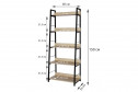 Стеллаж BRABIX Loft