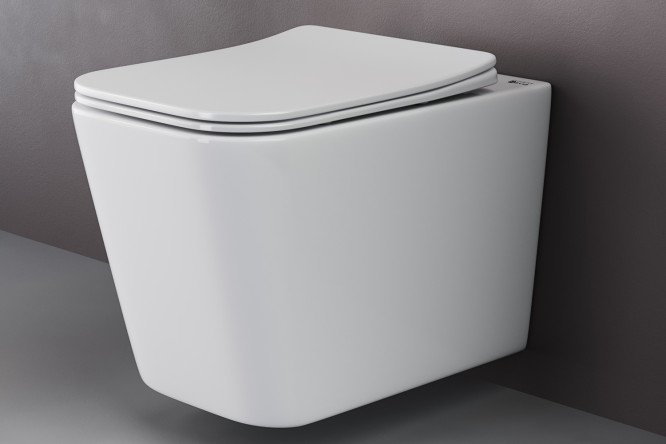 Унитаз подвесной CERAMICANOVA Cubic Rimless CN1806 36х37х53 см