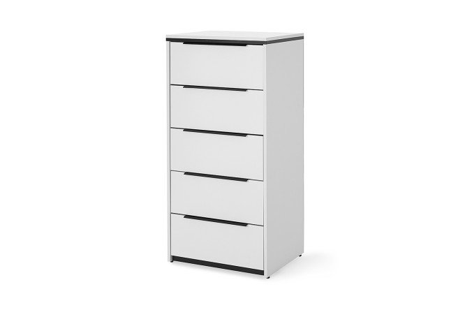 Изображение товара Комод высокий SCANDICA Wilma белый современный дизайн надежный
