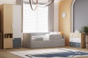 Кровать Молли-2 90х200 см цвет серый