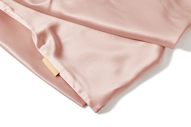 Наволочка AYRIS SILK 5064 из натурального шёлка, цвет розовое золото 50х70 см, Шелк, 1 шт.