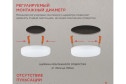 Светодиодная панель IN HOME RLP-FL 12x3.3x12 см, LED