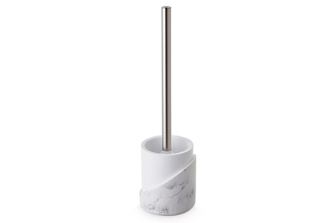 Изображение товара Туалетный ёрш Marble Light из полирезина и нержавеющей стали 36.4 см