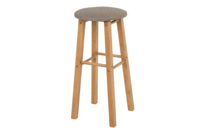 Изображение товара Табурет барный Loft Bar 36х66х36 см, цвет обивки коричневый, ножек орех