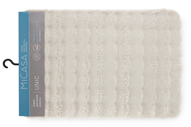 Изображение товара Коврик для ванной MICASA Unic 60x90 см из полиэстера