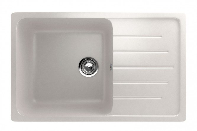 Изображение товара Мойка с крылом ULGRAN U-400 75x49.5x20 см искусственный мрамор