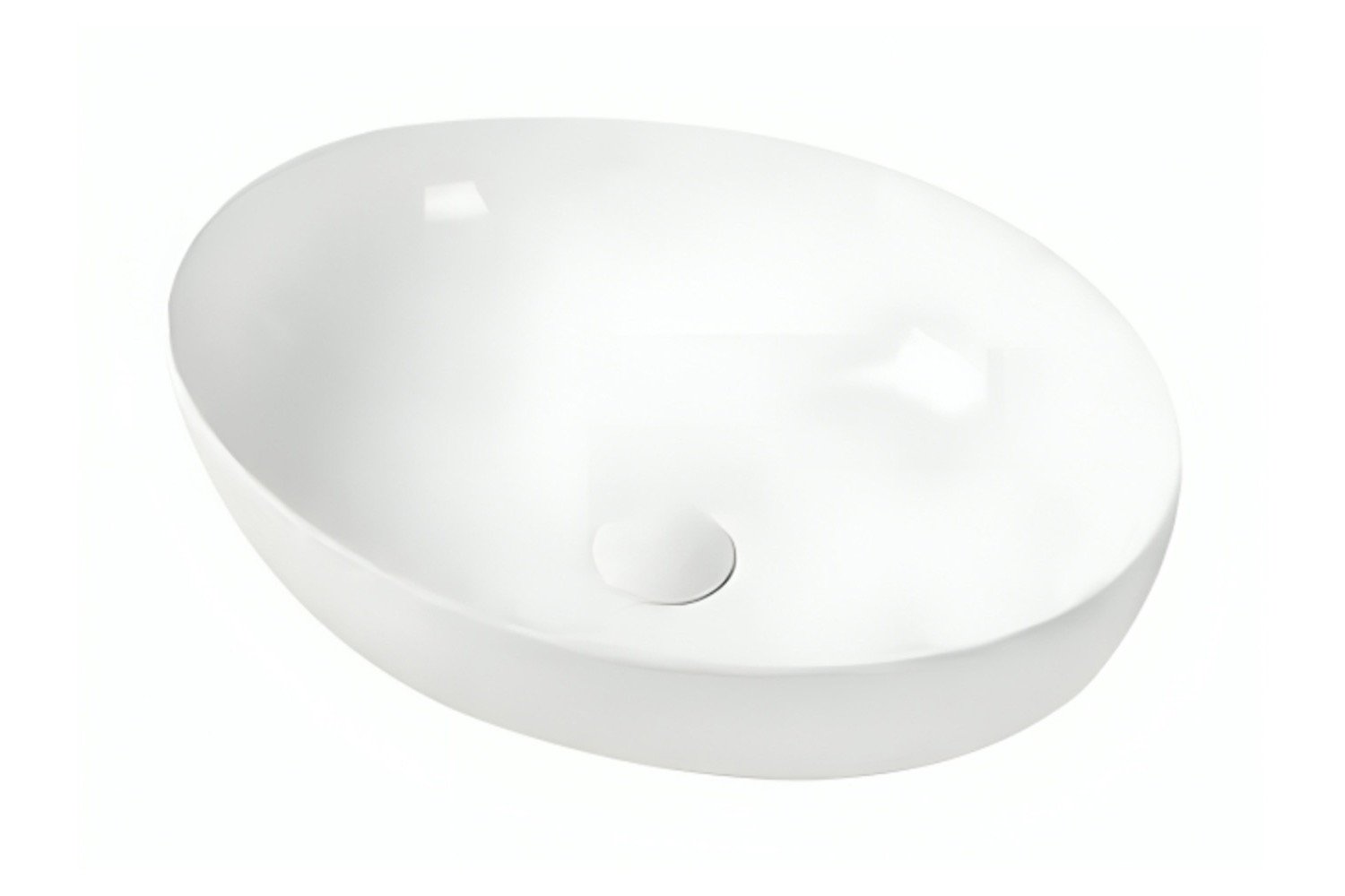 Раковина накладная ORANGE B05-520W Накладная, 51.5х14х39 см
