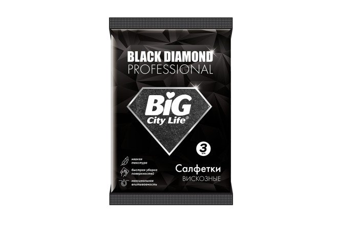 Изображение товара Black Diamond салфетки 3 шт. 38×30 см - впитывающие и прочные