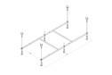 Каркас для ванны 150х70 AM.PM X-Joy W94A-150-070W-R 144х58.1х58 см