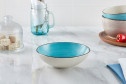 Тарелка суповая EVIO Bermuda Turquoise Керамика, 18 см