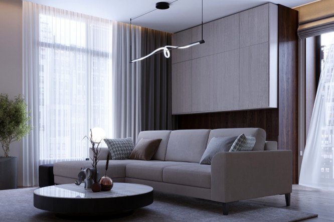 Изображение товара Угловой диван-кровать Пьер с правым углом размер 285х94х179 см