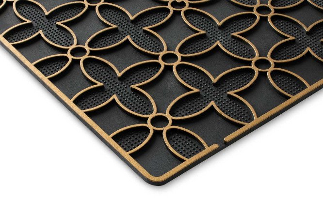 Фото 4 Коврик придверный HOFF Clover 40х70 см