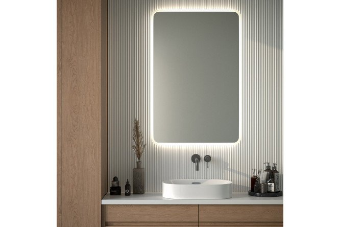 Зеркало с подсветкой DEFESTO Lume DF 3810 с матированием 80х120 см