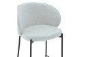 Стул барный Stool Group Тисдейл 56х94.5х56 см, цвет обивки светло-голубой, ножек чёрный