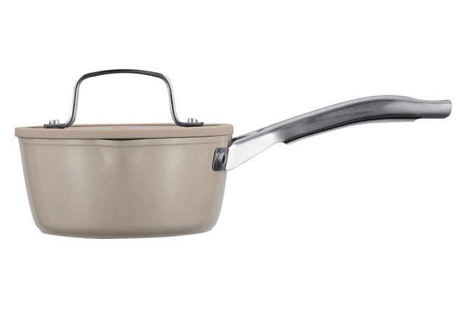 Ковш с крышкой REGENT Inox Taup 1.3 л