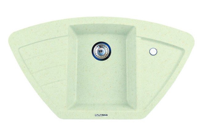 Изображение товара Врезная мойка с крылом LAVA A2.VNL 93х51х18 см из инженерного гранита