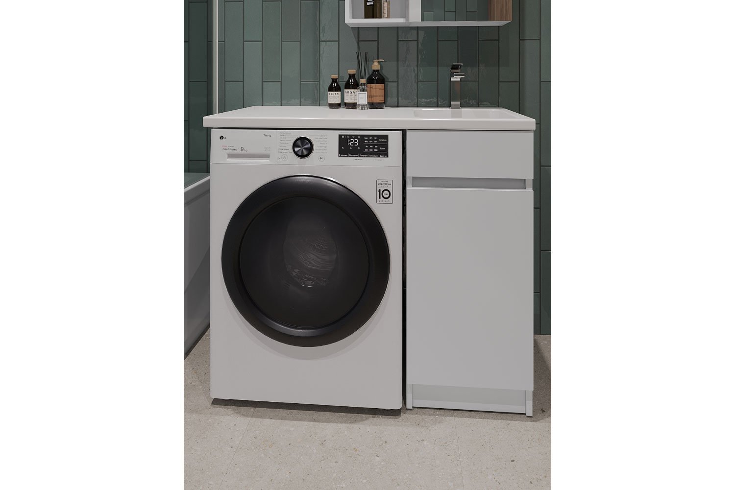 Тумба напольная ORANGE Sistema STK-40TUW+RAR 100 см, цвет каркаса белый, фасада белый