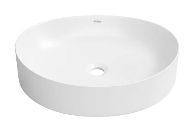 Изображение товара Накладная раковина Belle spa 2.0 335803000 белый фарфор 50х12х38 см