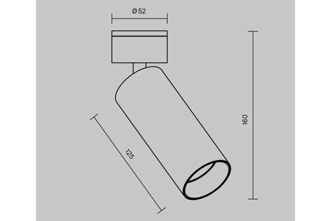 Фото 16 Светильник потолочный LED Ceiling & Wall Focus 5.2x16x5.2 см, LED