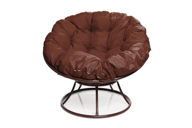 Изображение товара Кресло Папасан коричневый каркас, мягкие элементы 107x75x107 см Изображение товара Кресло Папасан коричневый каркас, мягкие элементы 107x75x107 см