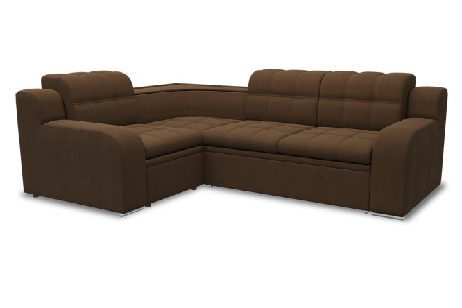 Изображение товара Угловой диван-кровать Жемчуг с механизмом Дельфин 274х92х204 см