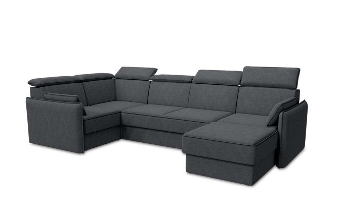 Изображение товара Угловой диван-кровать Полярис 5 New с механизмом пантограф 348x89x185 см