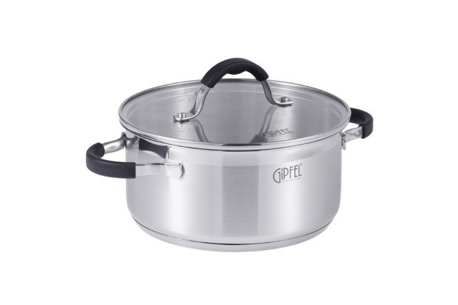 Изображение товара Кастрюля GIPFEL Metropole 2.5 л нержавеющая сталь для индукционных плит