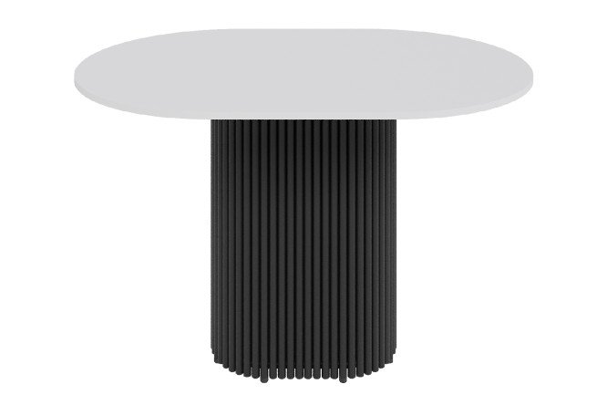 Изображение товара Стол GENGLASS Trubis oval с трубчатым подстольем 120х75х80 см