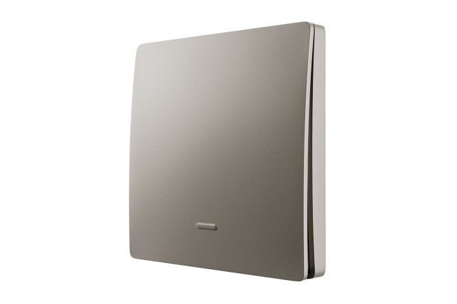 Выключатель кинетический APEYRON Smart 1 клавиша 8.6x8.6x1.7 см