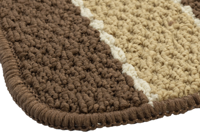 Коврик для ванной комнаты Brown 50x50 см