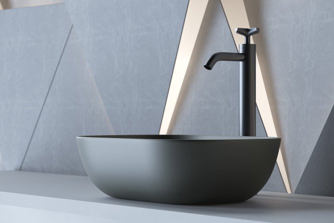 Умывальник накладной CERAMICANOVA Element CN6009MDH 45.5х13.5х32.5 см
