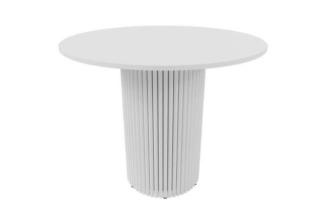 Изображение товара Стол GENGLASS Trubis Wood с трубчатым подстольем 90х75х90 см