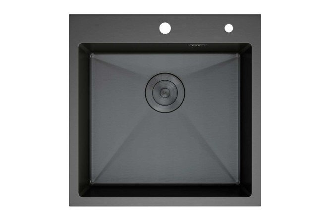 Изображение товара Мойка кухонная врезная DKS50500 50х50х20 см, цвет графит