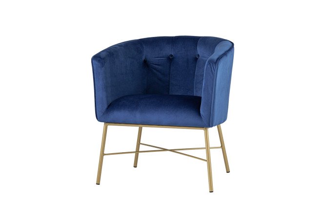 Изображение товара Современное синее кресло Шале для домашнего и офисного интерьера