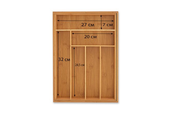 Фото 9 Лоток для столовых приборов HOFF Storage раздвижной