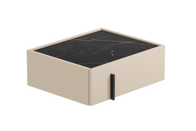 Изображение товара Тумба прикроватная Мария из ЛДСП черный сатин 50х17,4х41,6 см