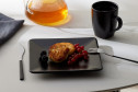 Тарелка десертная EVIO Nero Керамика, 20 см