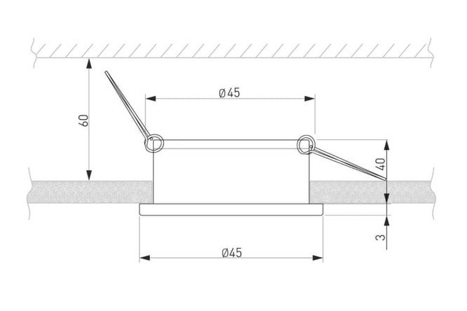 Светильник встраиваемый ELEKTROSTANDARD Luss 5.5x0.3x5.8 см, LED