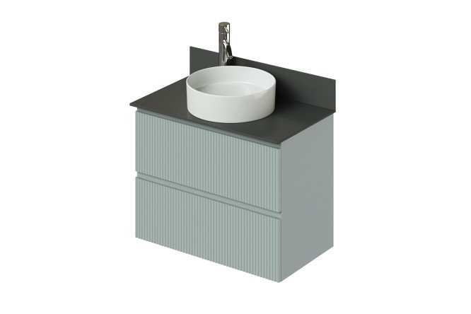 Изображение товара Тумба подвесная Кате 80.5 см, цвет каркаса токио, фасада токио