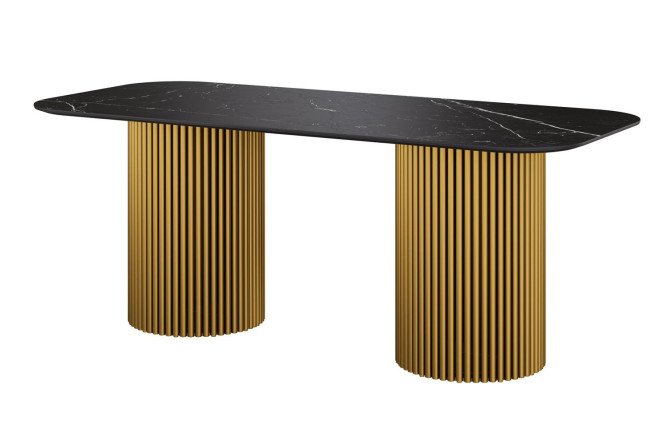 Изображение товара Стол Идрис 200х77х90 см из керамогранита и МДФ с покрытием ПВХ