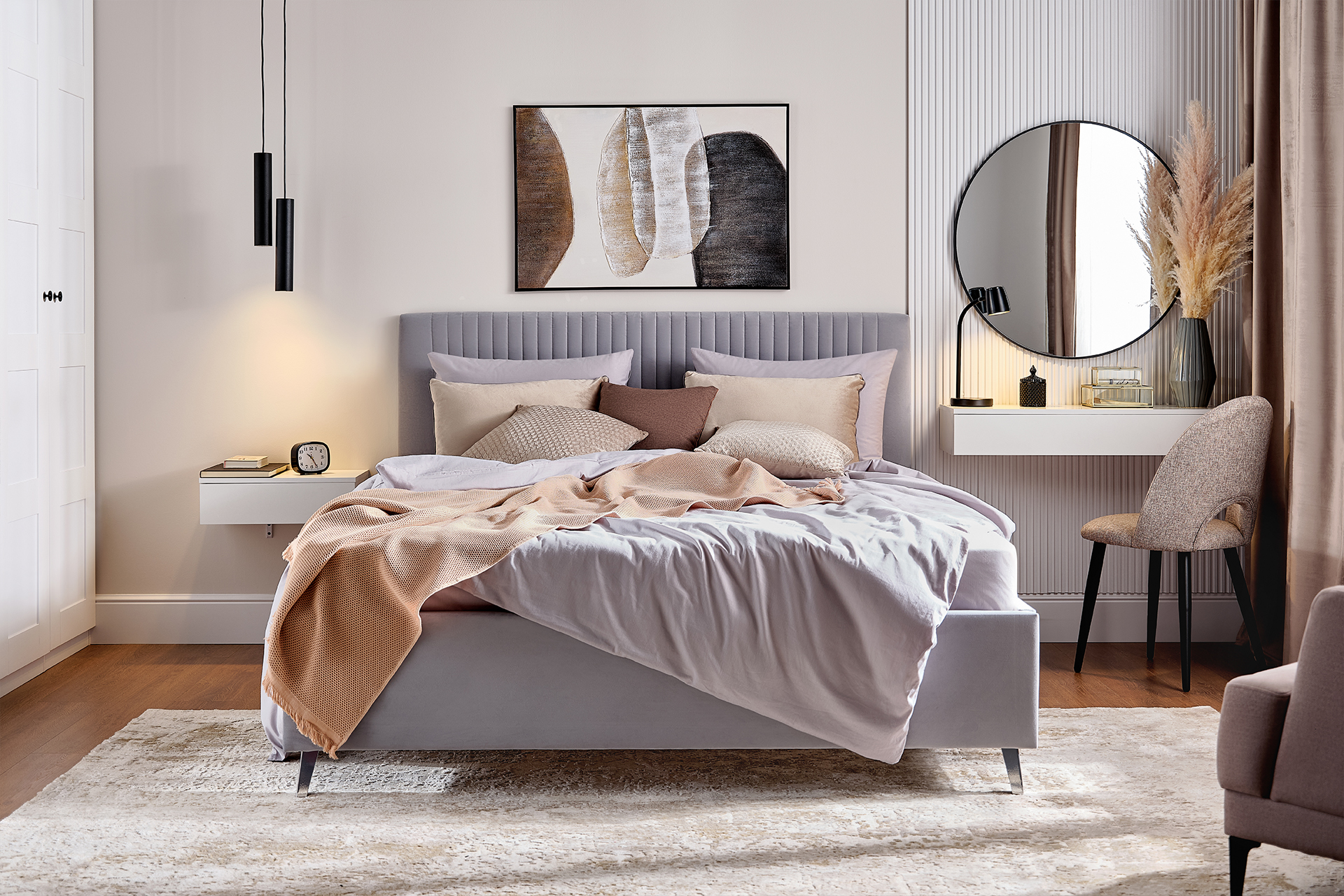 Дизайн спальни: 60 фото, современные идеи интерьеров, планировки, мебель,декор