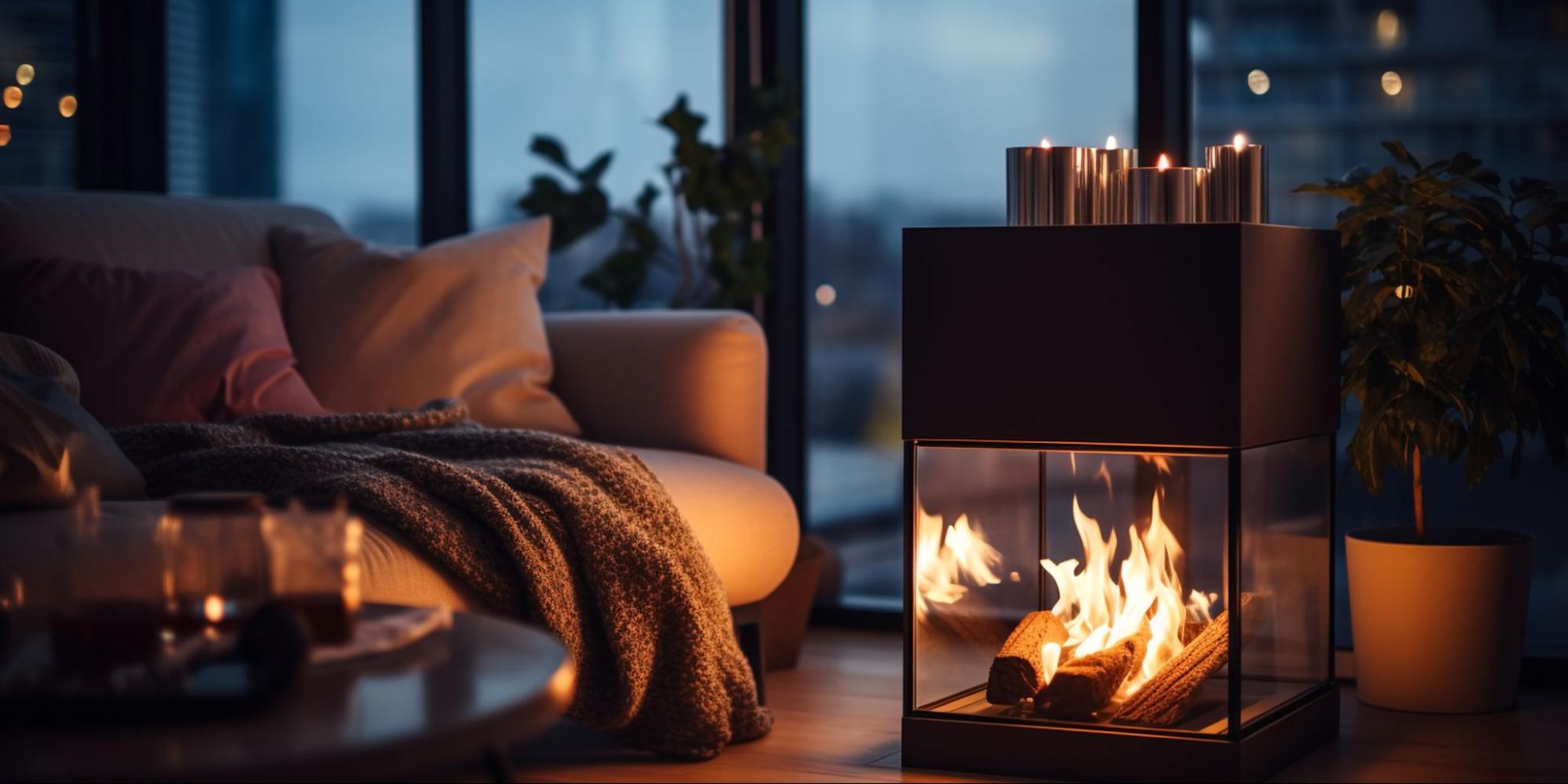 Создаем теплую и уютную атмосферу в квартире за счет электро- или биокамина